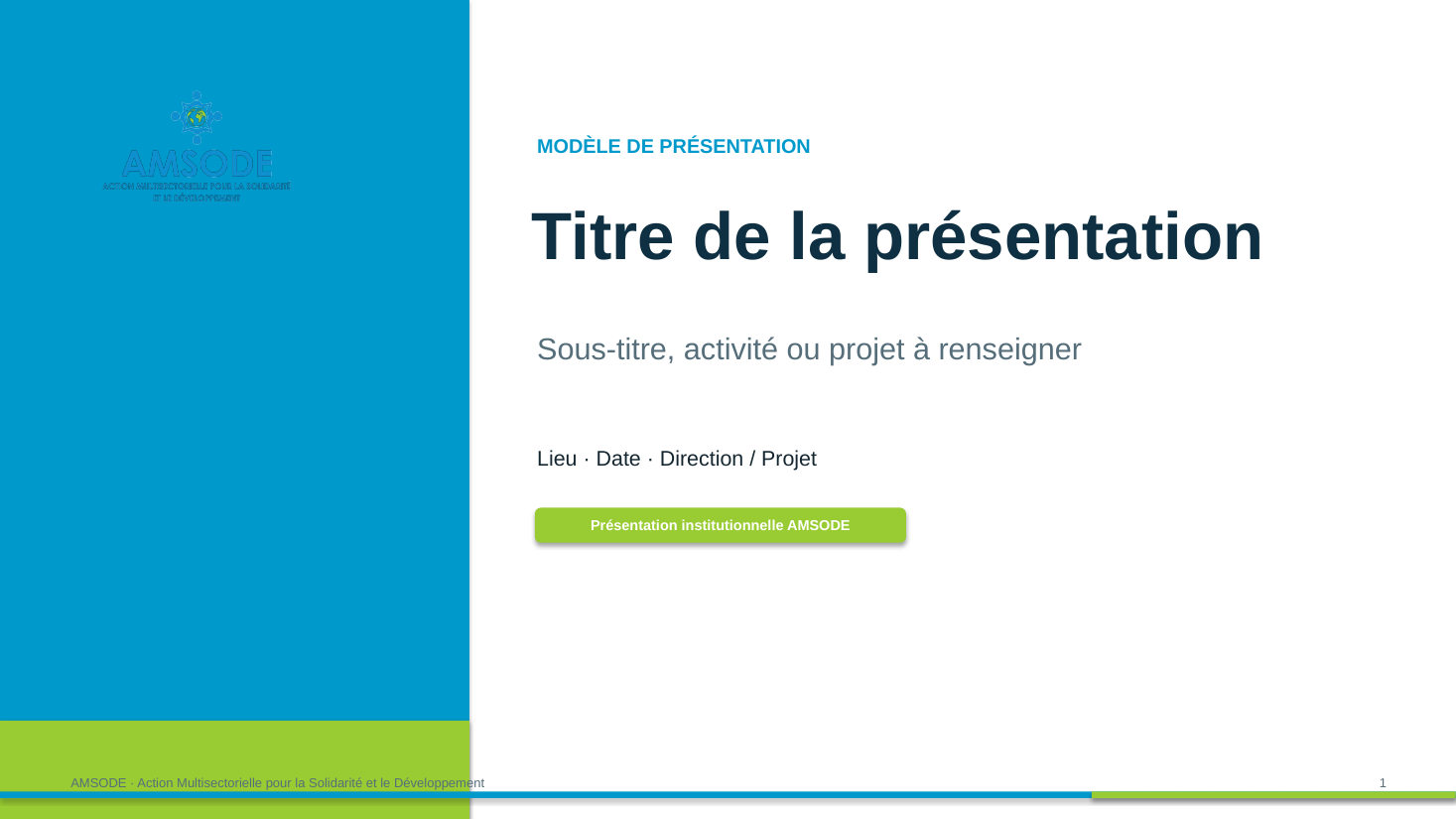 Aperçu du modèle PowerPoint AMSODE