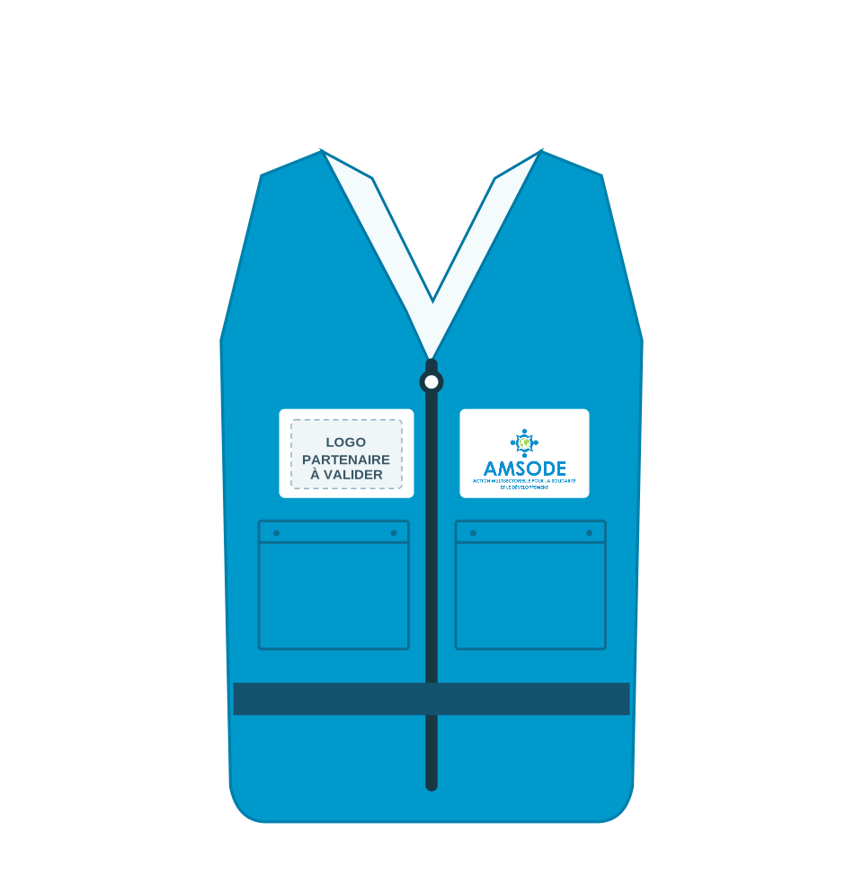 Aperçu du modèle AMSODE : Gilet de terrain